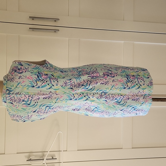 Lilly Pulitzer Sherryn Shift Dress Blue oasis tint Sz M - Picture 5 of 8